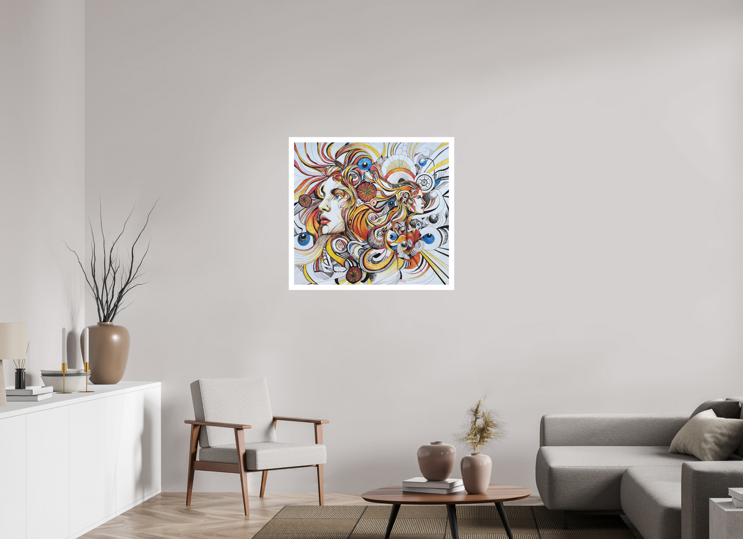 Inner Worlds – Fine Art Print op Hahnemühle bamboepapier