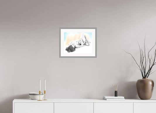 Stillness – Framed Fine Art Print with Linen Mount