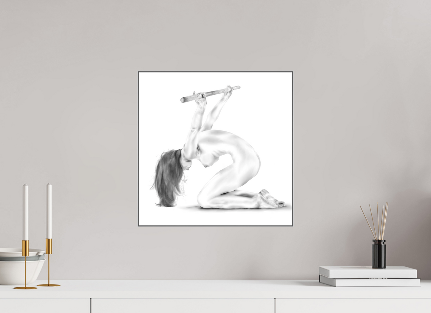 Spanning – Fine Art Naakt op Alu-Dibond