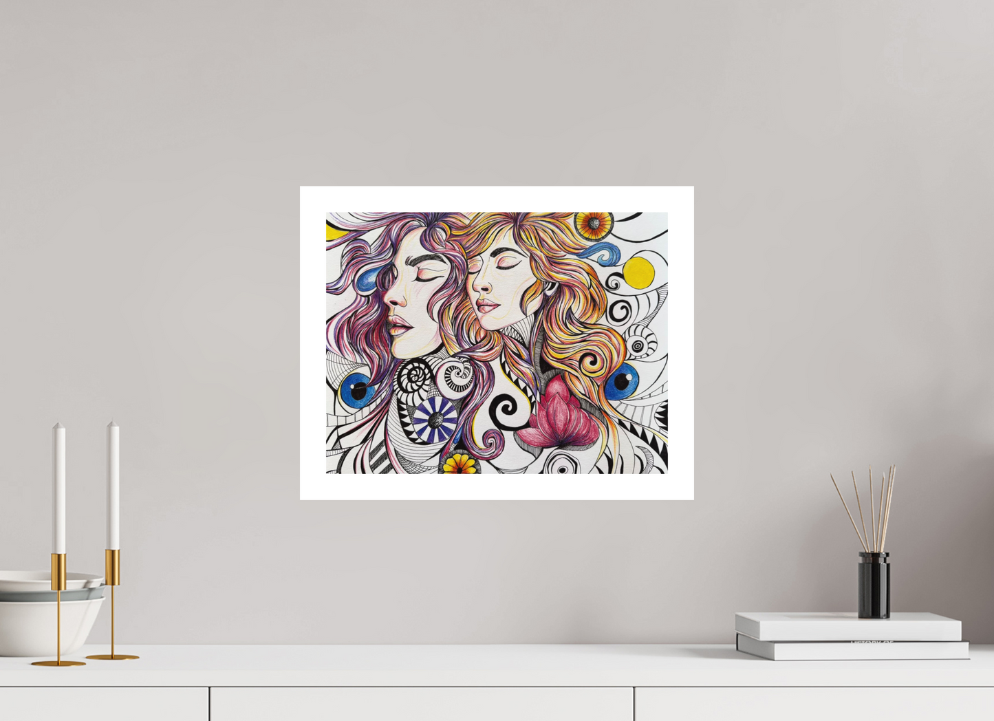 De Stroom Binnenin - Kunstdruk