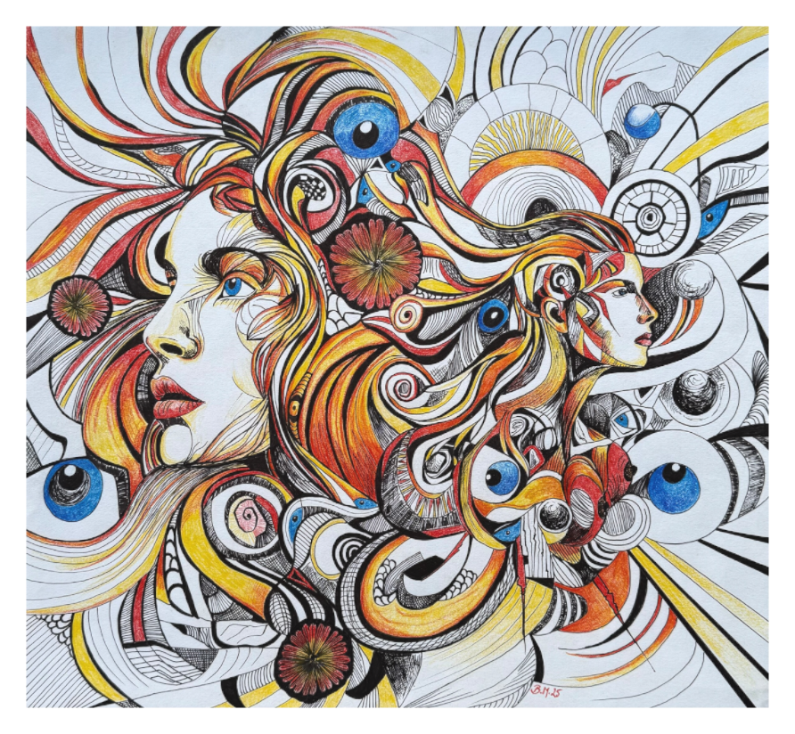 Inner Worlds – Fine Art Print op Hahnemühle bamboepapier