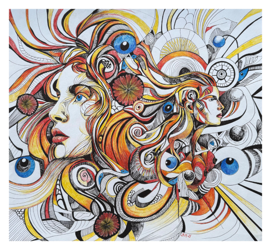 Inner Worlds – Fine Art Print op Hahnemühle bamboepapier