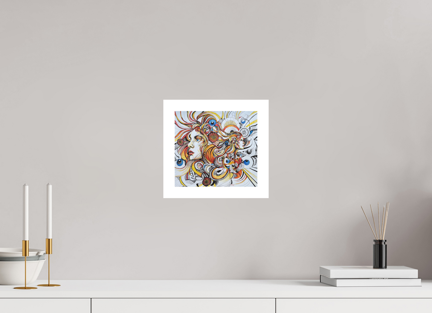 Inner Worlds – Fine Art Print op Hahnemühle bamboepapier
