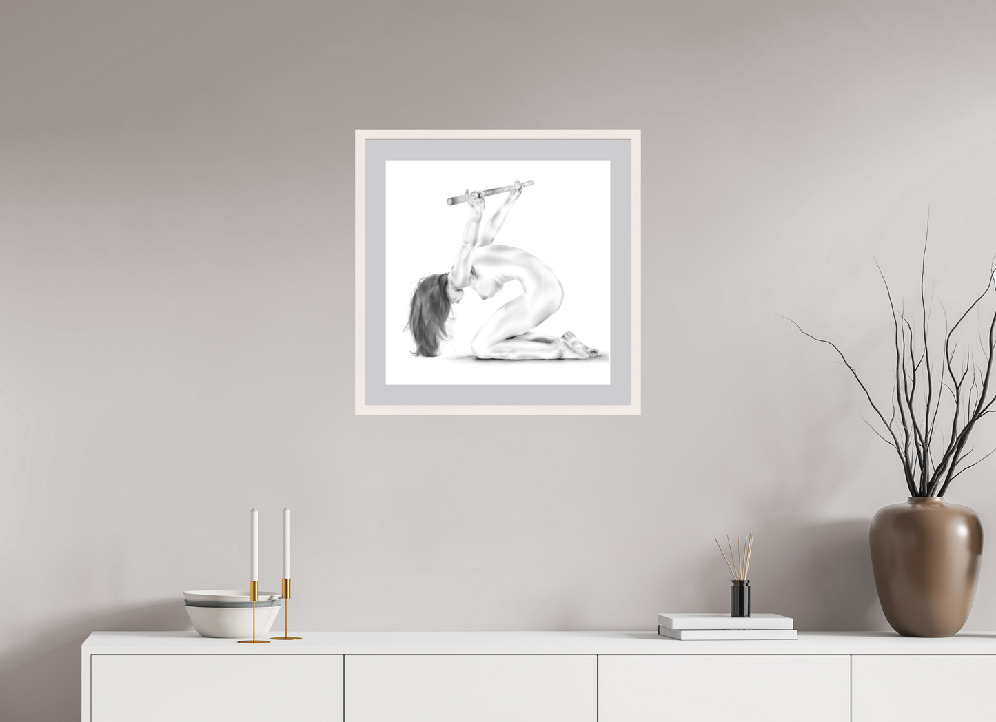 Spanning – Ingelijste kunstdruk