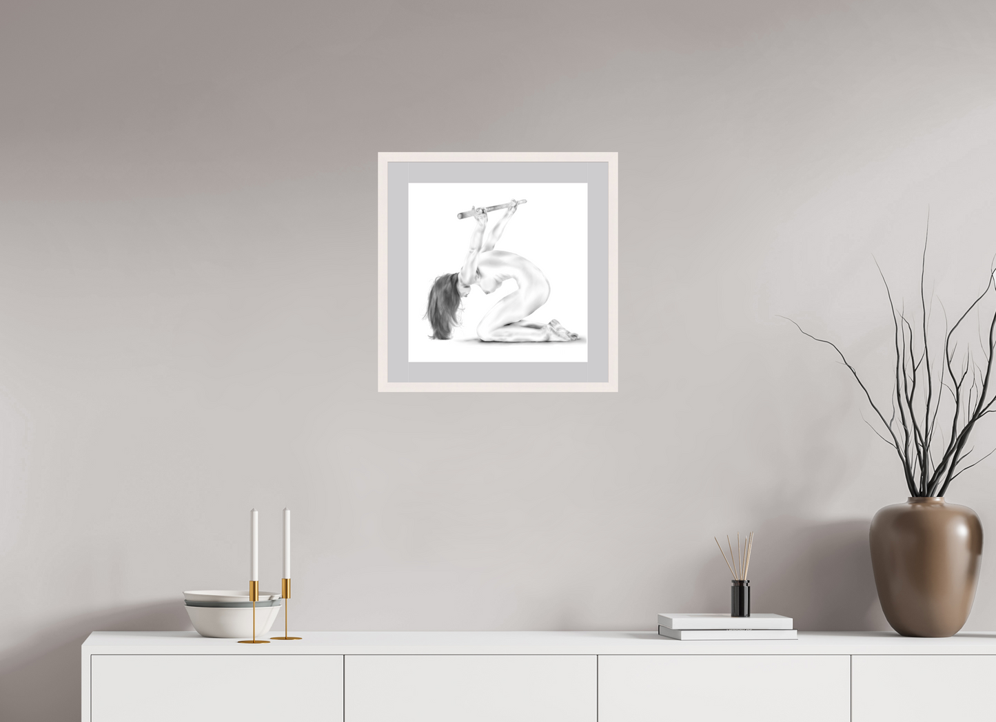 Spanning – Ingelijste kunstdruk