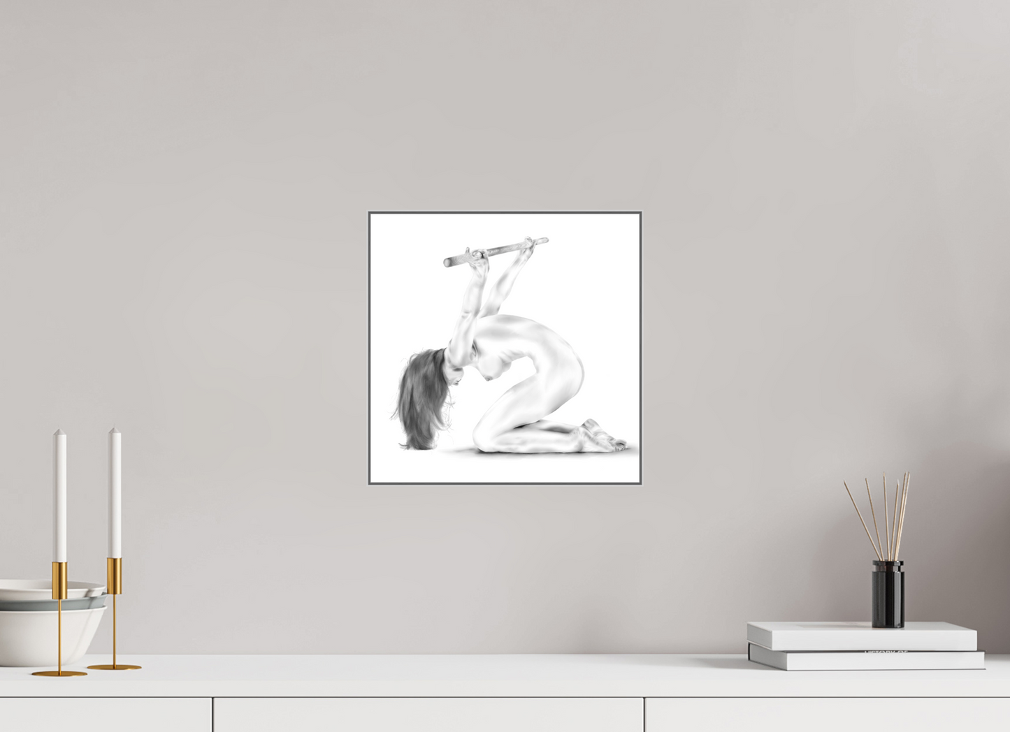 Spanning – Fine Art Naakt op Alu-Dibond