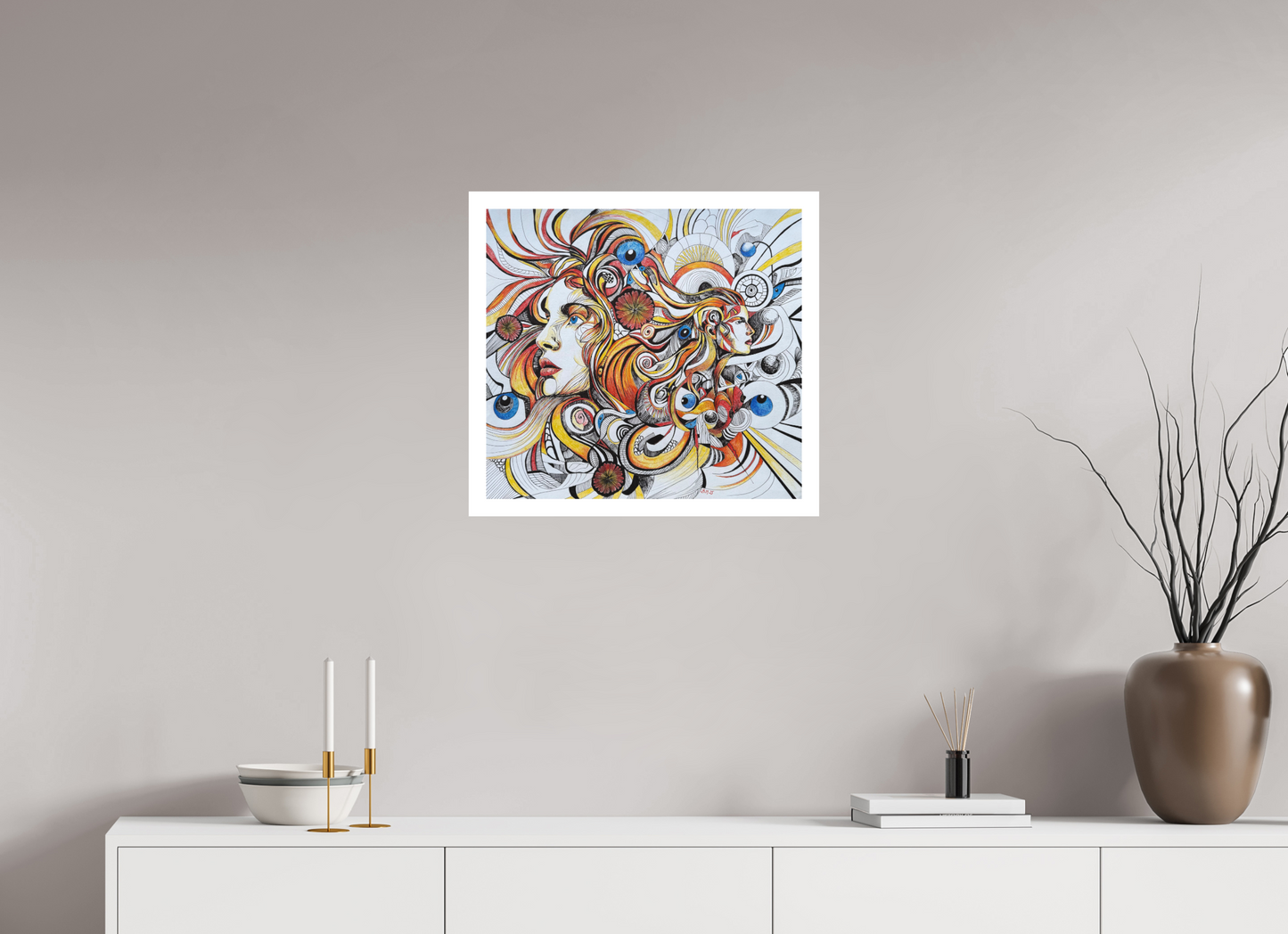 Inner Worlds – Fine Art Print op Hahnemühle bamboepapier